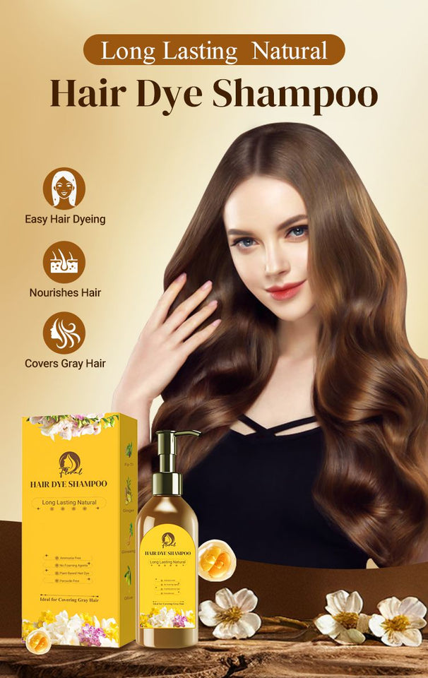 Japanese Natural Hair Dye Shampoo for Men & Women (Buy 1 Get 1 Free)