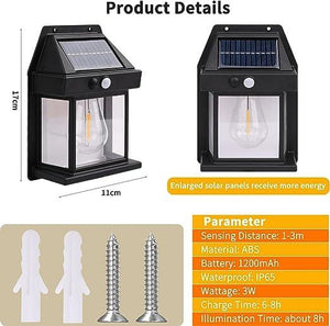 Solar Outdoor Wall Light