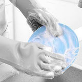 Magic Silicone Cleaning Gloves ( 1 Pair )